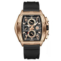 Relógio masculino quartzo Lige Design Carter Gold Black