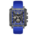 Relógio masculino quartzo Lige Design Petry Blue