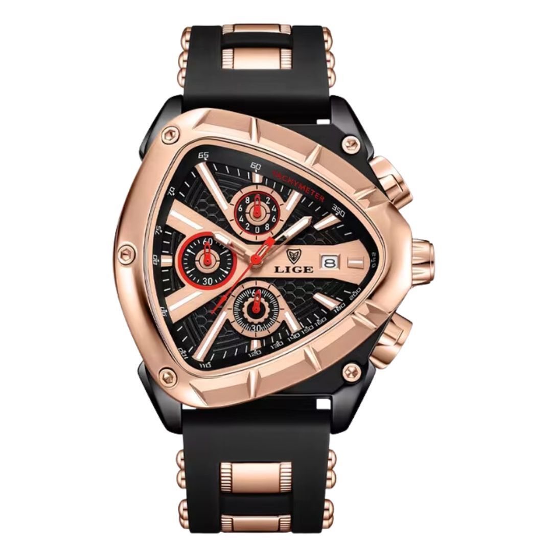Relógio masculino quartzo Lige Design Hudson R. Black