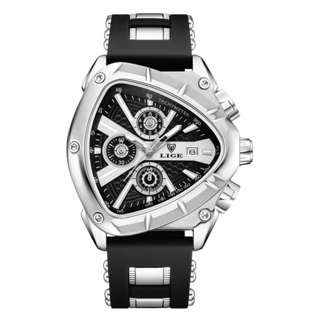 Relógio masculino quartzo Lige Design Hudson S. Black
