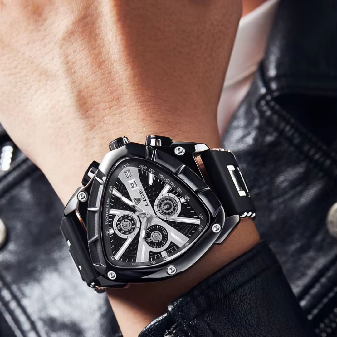 Relógio masculino quartzo Lige Design Hudson Black