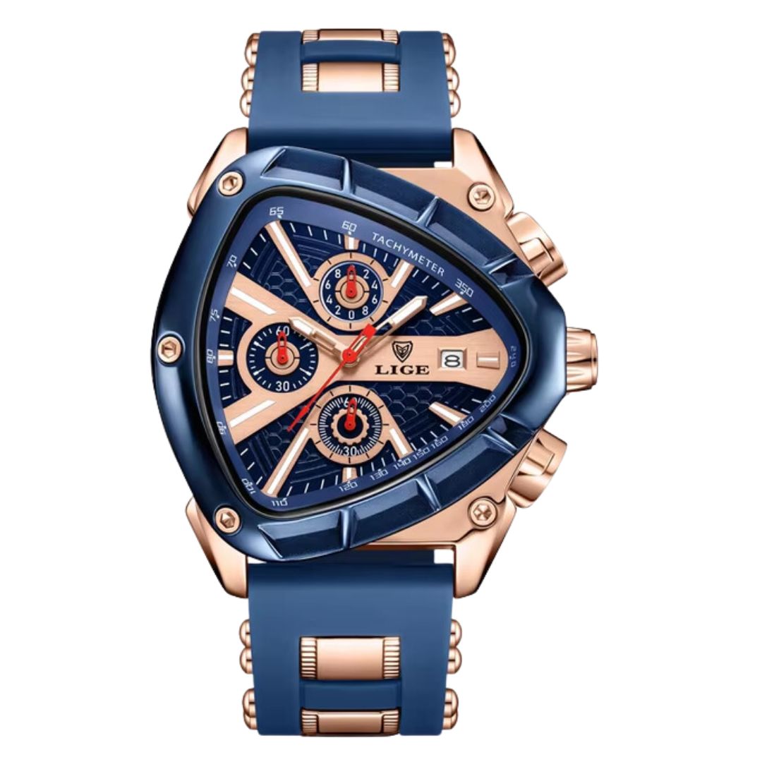 Relógio masculino quartzo Lige Design Hudson Blue