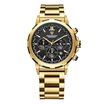 Relógio masculino quartzo Lige Design Norton G. Black